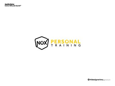 Modern Logo Design for Personal Training Nox a logo beset logo designer brand identity design branding design graphic design logo