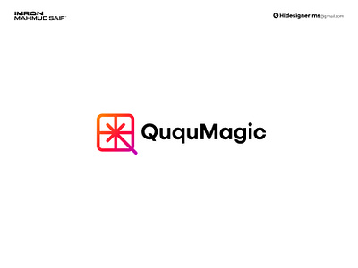 Modern Logo design gift app for Ququ Magic a logo beset logo designer brand identity design branding design graphic design logo