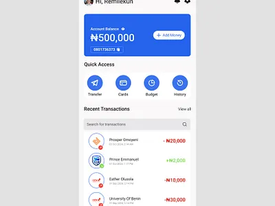 Fintech App Dashboard Exploration app design dashboard design fintech app product design uiux
