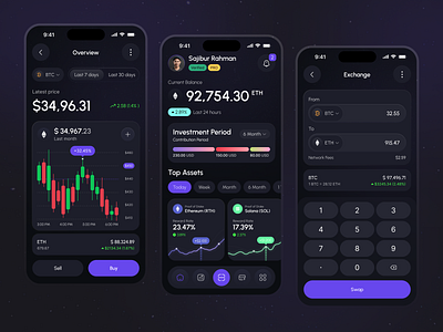 Crypto Wallet App Design app design app designer app ui ux design bitcoin app design crypto app crypto app design crypto app uiux crypto selling app design crypto wallet app design design figma app design figma ui ux design figma uiux mobile app wallet app wallet app design