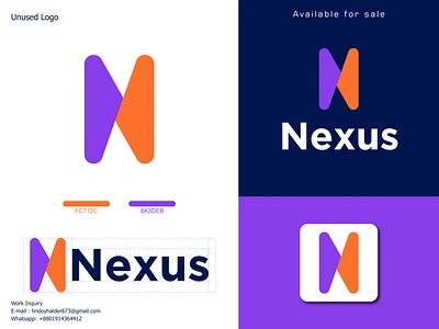 N Letter Logo Design, Branding Logo Design Concept. brand identity branding business logo creative design dynamic flat logo graphic design logo logo design logo inspiration logo mark modern logo monogram n n logo nexus portfolio tech vector