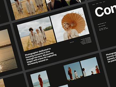 Portfolio & Agency Website Template design ecommerce landing page photographers portfolio product designers template ui ux web design website