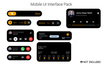 Mobile UI Interface Pack free download call app calling interface dailer app dailing app kaliraj mobile app mobile call mobile ui network app design ui vicky pond