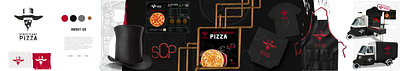 Street Cart Pizza Branding 3d 3d modeling 3d vr ar branding design food and beverage graphic design illustration logo logo design logo for resturant logo on cowboy theme minimal pizza pizza boxes resturant design street cart vector vr