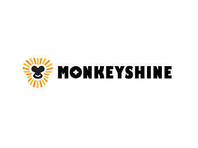 MonkeyShine bold branding design game geometric logo logodesign mobile app modern monkey