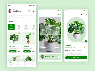 🌿 Plantify - Plant Shop Mobile App Design 🌱 2025design appdesign colorfului dailyui dribbbleshot ecommercedesign figma design greenliving homescreen mobileappdesign moderndesign plant plant app plantlovers plantshop productdesign shopapp trendydesign ui ux