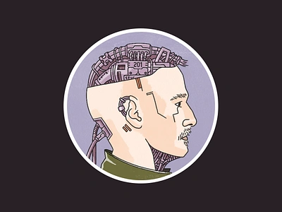 Cyberpunk avatar avatar character cyberpunk drawing face illustration portrait profile sci fi