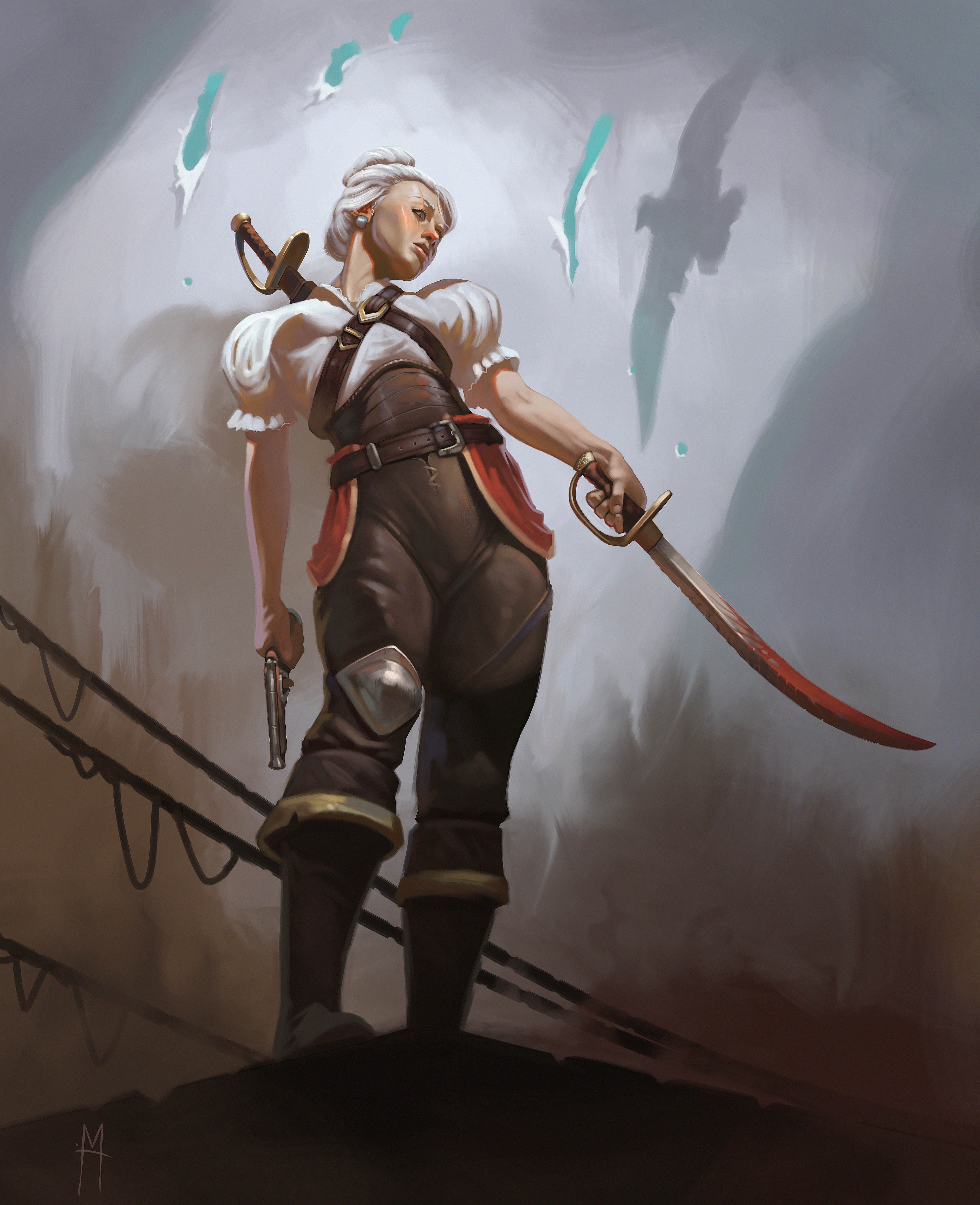 Anastasia art characterart characterdesign conceptart design dnd fantasy illustration rpg ui