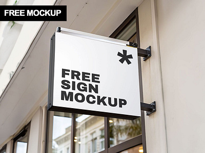 Free outdoor store sign mockup​ free outdoor store sign mockup free sign mockup street mockup wall