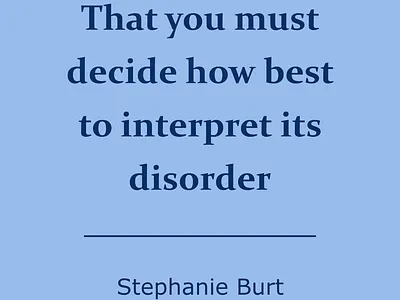 Stephanie Burt Quote graphic design poetry quote quotes stephanie burt