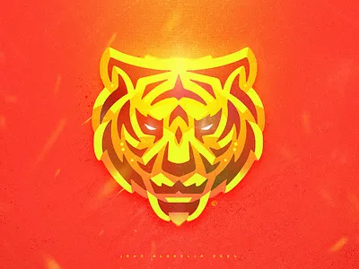Tiger - client work adobe animals branding cartoon character design drawing dribbble graphic graphic design illustration illustrator lion logo mascot tiger vector