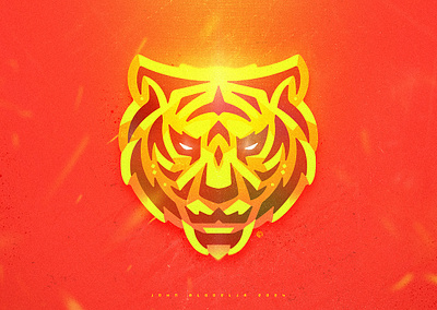 Tiger - client work adobe animals branding cartoon character design drawing dribbble graphic graphic design illustration illustrator lion logo mascot tiger vector