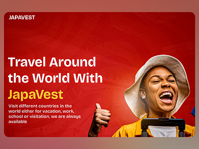 Japavest - Travel With Us app brand branding company design journey logo logomark logotype platform poster service travel traveling ui ux web web design website world