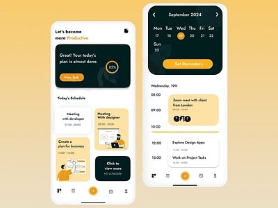 Task & Project Management App 🗒️ activity app application brand branding design logo logomark logotype mobile mobile app platform poster tasks time time management todolist web web design website