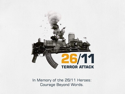 26/11 Mumbai Attacks 3d animation branding graphic design logo motion graphics ui