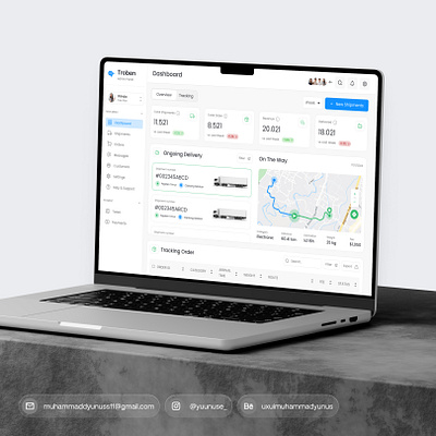 Shipment Management Dashboard ui