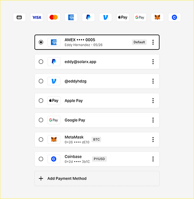 Day 55/90: Payment Methods 90daychallenge austin clean energy cleantech climatetech energytech fintech founder founder mode greentech payment methods renewable energy solar solar energy startup sustainability tech texas ui ux