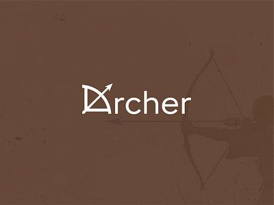 Archer Wordmark Logo archer archer company archer logo unused archer wordmark logo archery archery logo arrow bow brand logo hunter logo logo design minimal logo minimalist logo modern logo target unused logo wordmark logo