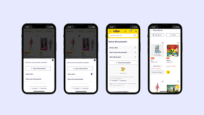 Wish List design e commerce mobile ui ui design ux ux design