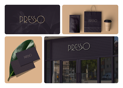 PRESSO branding graphic design logo