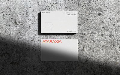 Ataraxia | Business Card brand branding business card design identity illustration logo people typography ui web