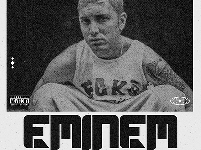 THE REAL SLIM SHADY eminem graphic design poster