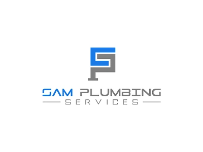 Plumbing Company Logo Design custom logo dynamic flat hand drawn logo lettermark logo minimal modern pipe pipe logo pipes plumber plumber logo plumbing plumbing logo plumbing services s sp sp logo symbolic