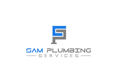 Plumbing Company Logo Design custom logo dynamic flat hand drawn logo lettermark logo minimal modern pipe pipe logo pipes plumber plumber logo plumbing plumbing logo plumbing services s sp sp logo symbolic