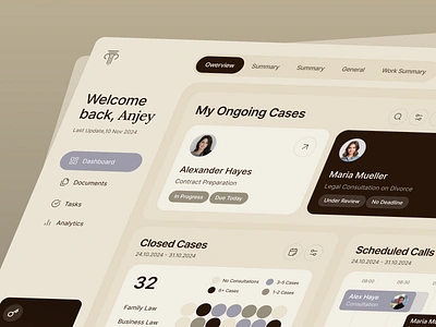 Platform for lawyers | Dashboard attorney compliance contract court development law lawyer legal ligitation no code no code development nocode notary ui ui desing uidesign web design web development