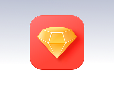 A Diamond Icon design figma icon illustration ui