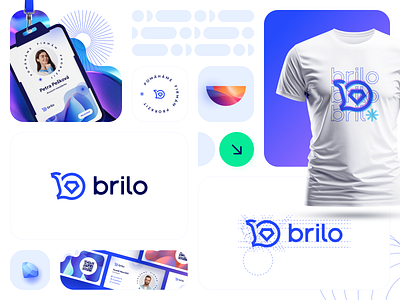 Reworking the branding for Brilo, which I created in the past. brand branding design graphic design logo ui