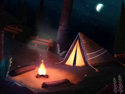 Firecamp 2d animation animation lo fi motion graphics