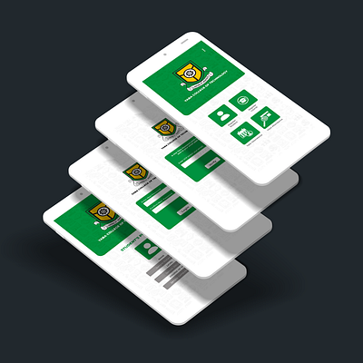 Yaba Tech Student's Attendance App Design branding graphic design modern design ui