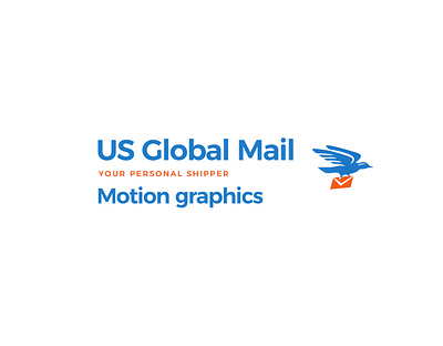 Motion Design/Animation for "US Global Mail" animation branding graphic design motion design motion graphics ui