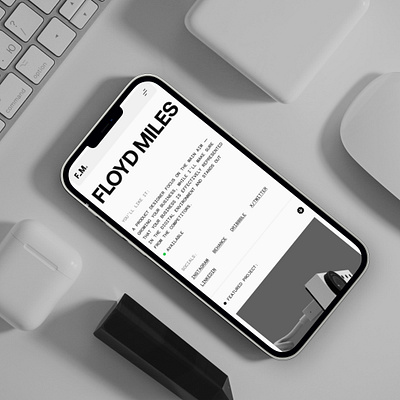 Floyd Miles Designer Portfolio Template Light Version Responsive agency branding business portfolio clean creative creative portfolio design designer portfolio framer template illustration landing page minimal modern portfolio ui ux webflow webflow template website portfolio