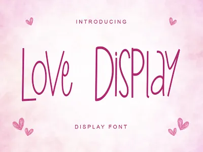 Love Display fantasyfont kidsstylefont