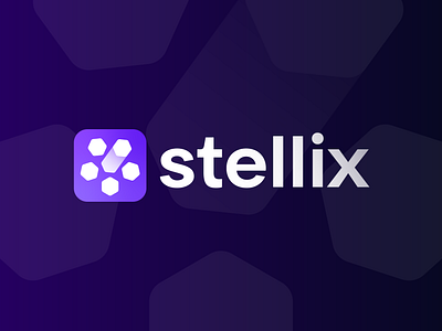 Stellix - Logo Design app application beyond brand branding chart creative logo design data fintech fitech logo freelance logo design jeroen van eerden logo modern logo design spark star stellix tech technology unfold