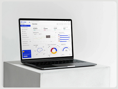 Wise Sales & Marketing Dashboard dashboard design graph ui wise