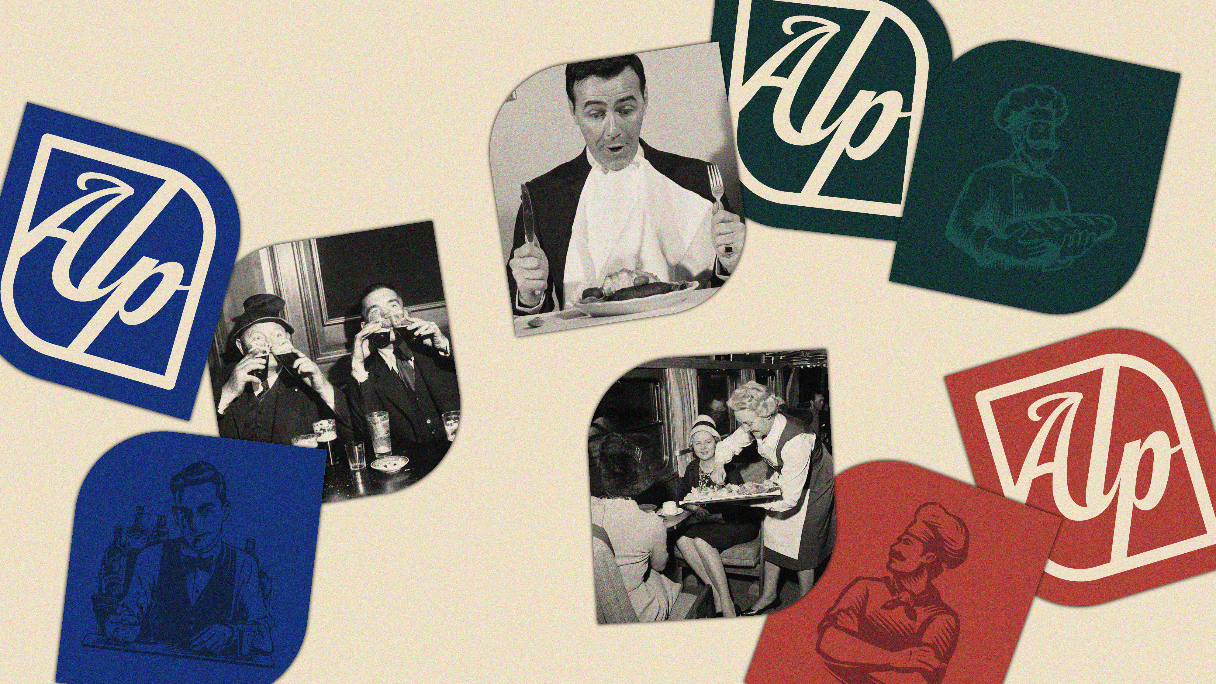 Brand Identity - Alpine Bar & Restaurant branding graphic design logo