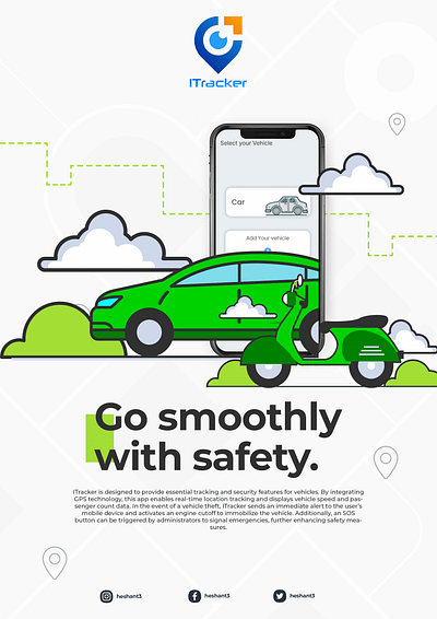 ITracker App app ui gps app itracker mobile app tracking app tracking app ui ui ui ux user interface vehicle app