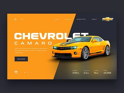 Chev landing page app branding ui ux web design