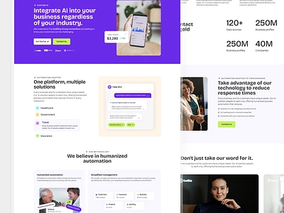 Adaptify AI Website Design ai ai automation ai powered chatbots ai website business intelligence data driven insights landinf page new design smart decision making tools ui ux website