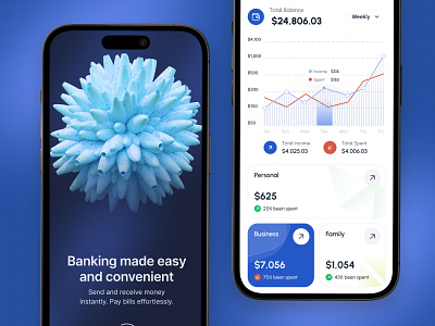 Fintech Mobile App UI Design android app android design app design app designer app ui banking app banking app ui design fintech focotik ios app ios design mobile mobile banking mobile banking app ui uiux user experience user interface design ux