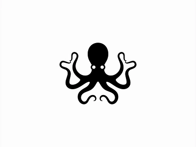 Octopus Logo animal branding design emblem gaming icon identity illustration logo marine mark modern octopus simple sports squid symbol tentacle vector