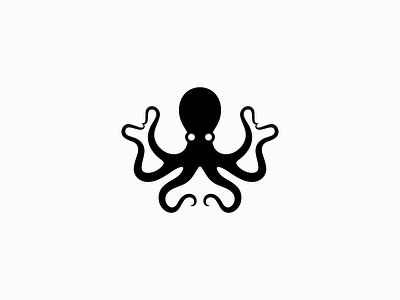 Octopus Logo animal branding design emblem gaming icon identity illustration logo marine mark modern octopus simple sports squid symbol tentacle vector