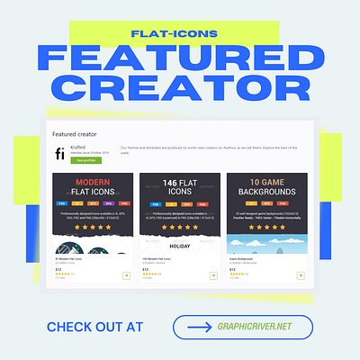 Featured Creator on Graphicriver.net 3d branding design graphic design icons illustration ui
