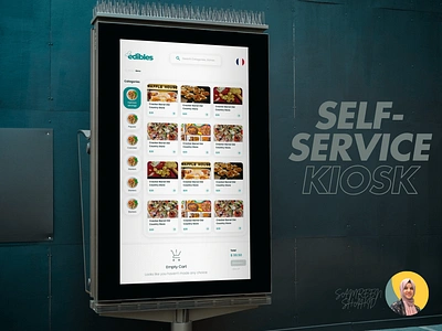 Self-service food kiosk figma kiosk kioskdesign menudesign screendesign selfservicekiosk ui uidesign uiux userexperiencedesign userinterfacedesign ux