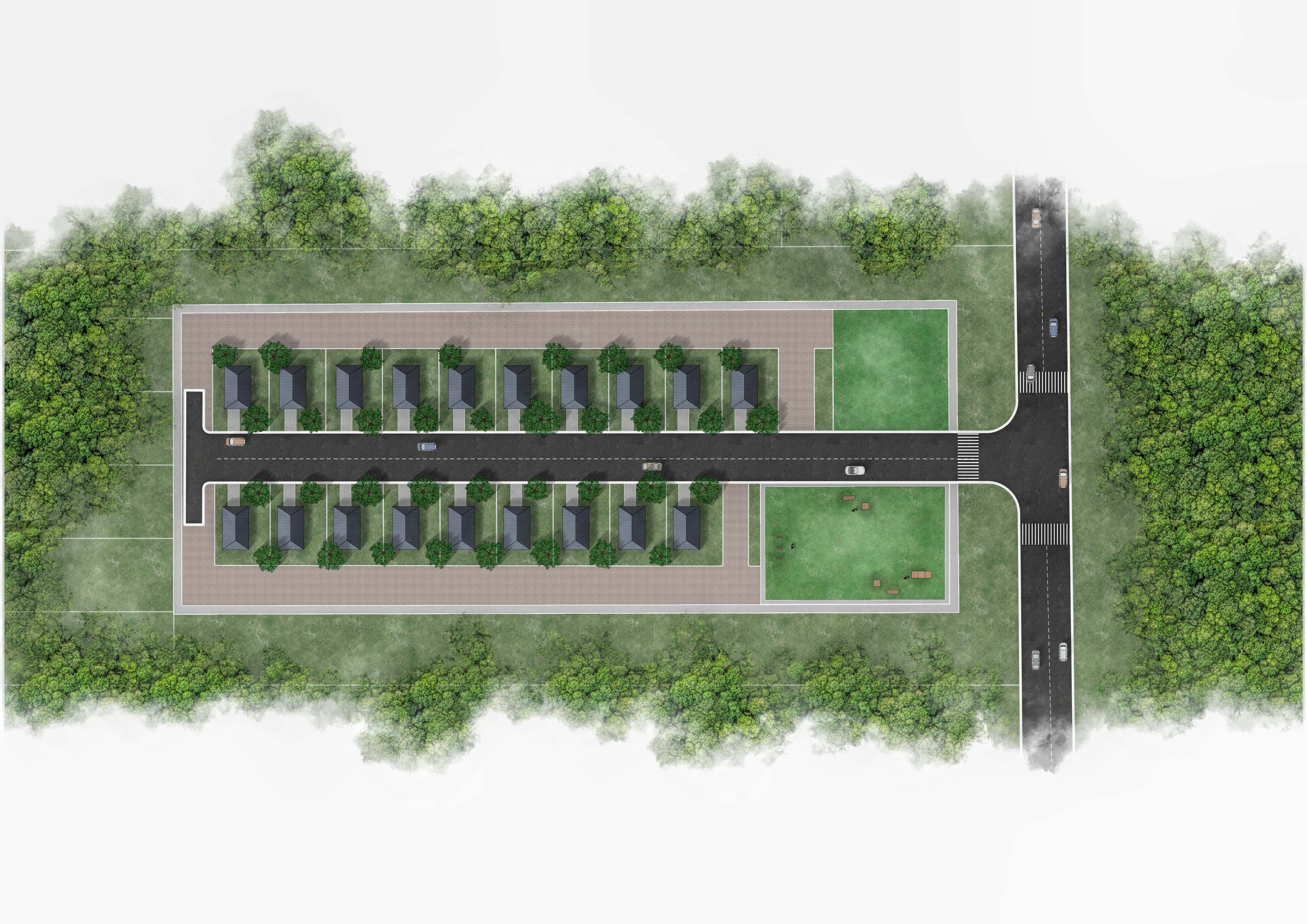 Site Plan Design_Social Post_41 2d rendering archiminy architecture illustration landscape real estate rendering site plan analysis visualization