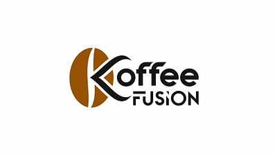 Koffee Fusion Logo Animation branding cafe coffee coffee bean coffee logo coffee shop custom logo design graphic design illustration lettering logo logo animation logo design logo motion logo reveal typography vector