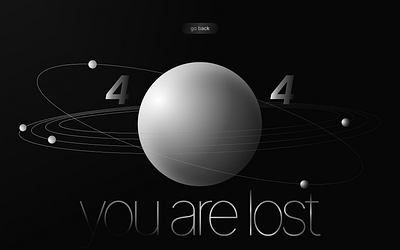 website 404 lost screen 404 dark emon modern theme ui web web3 website